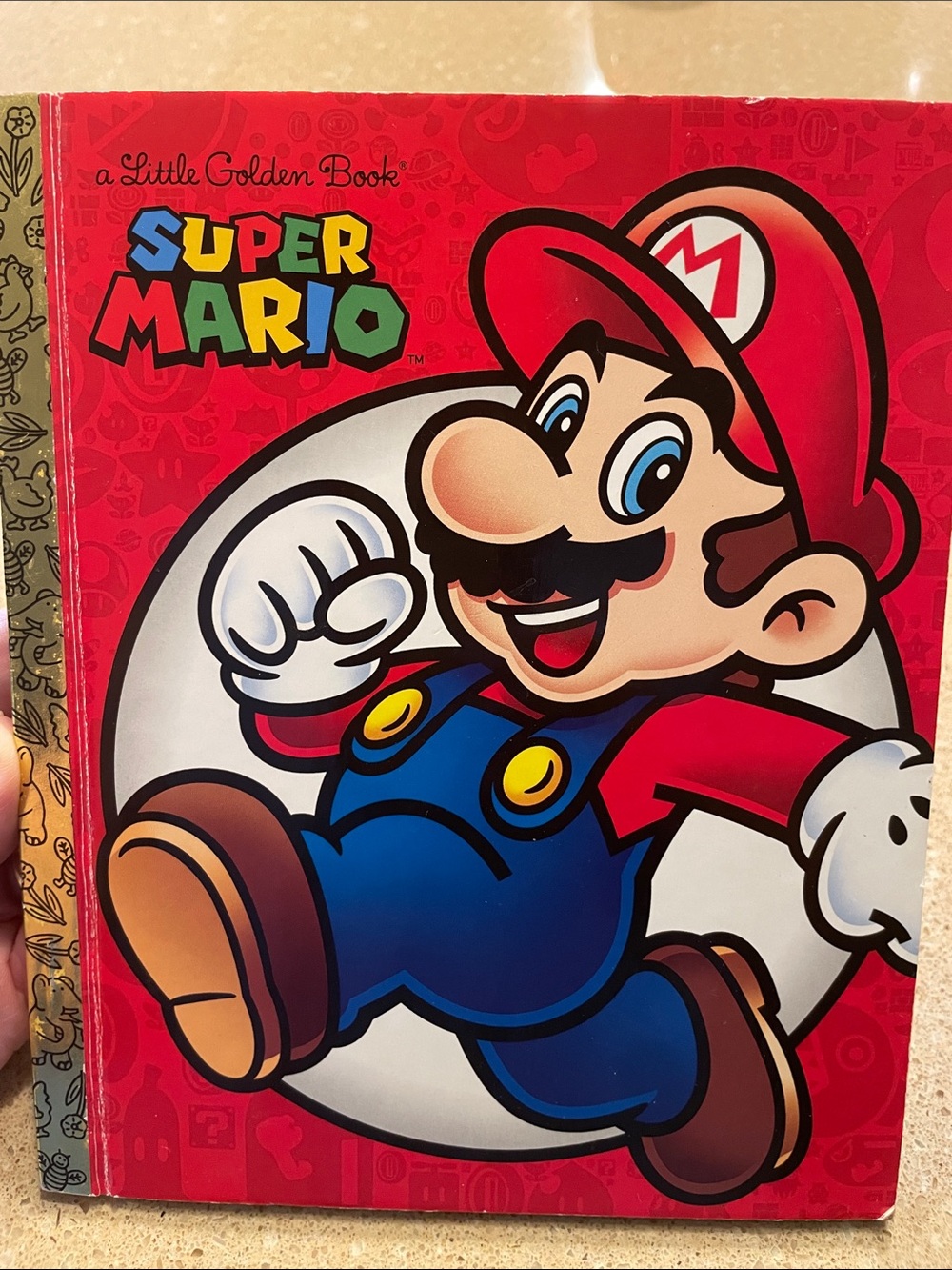 Super Mario Kids Learning Book — Red & Blue Hardcover